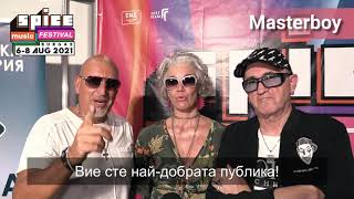 Masterboy amp Beatrix Delgado  SPICE Music Festival 2021  Интервю  Interview [upl. by Manya]