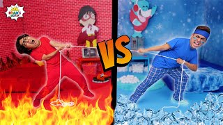 Extreme Hot VS Cold Challenge [upl. by Tay]