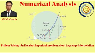 Problem 8 An Easy but important problem about Lagrange interpolation [upl. by Ynnol]