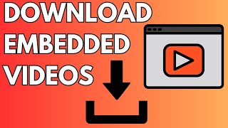 How to Download Embedded Videos From Any Website 2024 [upl. by Dumond]