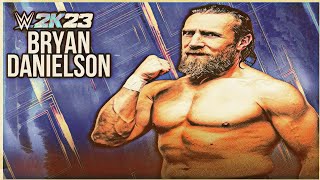 WWE 2K23  Bryan Danielson Signatures and Finishers [upl. by Airdnaxela137]