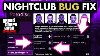 How to FIX NIGHTCLUB STOCK BUG  GTA Online Easy Guide [upl. by Imak]