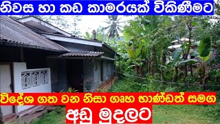 මුදල් හදිස්සියකට විකුණන නිවස හා කඩ කාමරය  houseforsale in kaluthara  Idam Kadam [upl. by Yentnuoc]