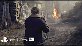 RESIDENT EVIL 4 PS5 PRO Gameplay 4K 60FPS Ray Tracing No Commentary [upl. by Itsirc]