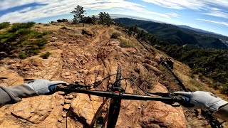 LEFTHAND CANYON OHV Boulder CO Top to Bottom  Mountain biking on a CLOSED DIRTBIKE TRAIL [upl. by Antrim145]