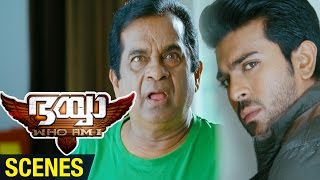 Bhaiyya My Brother Malayalam Movie Scenes  Brahmanandam Comedy  Ram Charan  Shruti Haasan  DSP [upl. by Nixie]