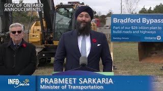 INFO Simcoe  Bradford Bypass Update [upl. by Vesta]