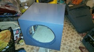 Subwoofer selber bauen Subwoofer selber bauen anleitung Lautsprecher selber bauen [upl. by Yetti]