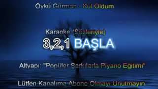 Öykü Gürman  Kül Oldum Karaoke Sen Anlat Karadeniz Dizi Müziği Lyrics Video  Sözleriyle [upl. by Boylan]