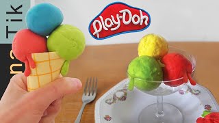 ASMR Eating  Play Dough icecream Yummm [upl. by Lladnyk727]