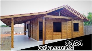 Casa de Madeira Pré Fabricada 02 [upl. by Eeresed]