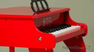 Schoenhut 30 Key Red Fancy Baby Grand Piano  Product Review Video [upl. by Baillieu]