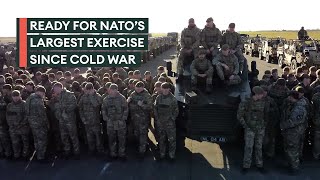 British Army prepares for Natos biggest show of force since Cold War [upl. by Nylarahs]