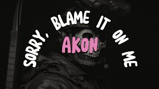 AKON  SORRY BLAME IT ON ME LYRICS [upl. by Odab]