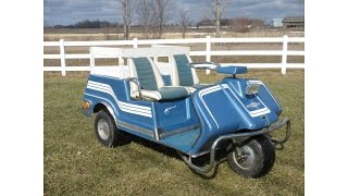 1969 Harley Davidson 3 Wheel Electric GOLF CAR  CART [upl. by Faunia802]