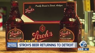 Stroh’s beer returning to Detroit [upl. by Daniella697]