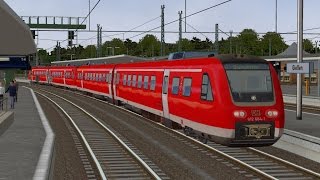 Pro Train Vogelsbergbahn Fulda  Gießen BR612 Regioswinger mit Signalstörung in Bad Salzschlirf [upl. by Eniak252]