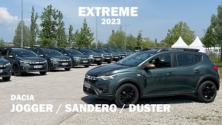 Toutes les nouvelles Dacia Extrême VERT CEDRE la nouvelle couleur  Duster  Sandero  Jogger 2023 [upl. by Lonna]