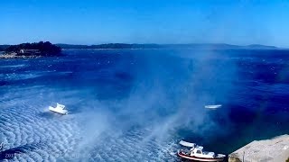 Bura blasting through Hvar 23022019 [upl. by Galasyn88]