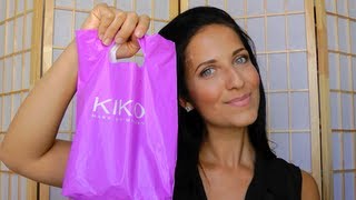 Italian Makeup Haul amp Review Kiko [upl. by Attennot]