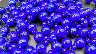 Not your average run of the mill  stunning 🤩lapis beaded Necklaces [upl. by Arbua]