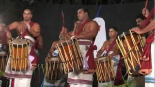 Chenda drums from Kerala Thayambaka [upl. by Ialohcin]