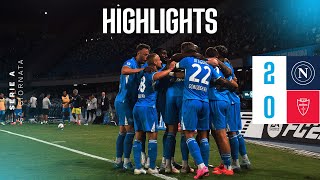 Highlights  Napoli  Monza 20  Serie A  6ª giornata [upl. by Frants]