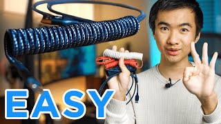 How to Make a Coiled Cable Quick amp Easy [upl. by Fitzsimmons]