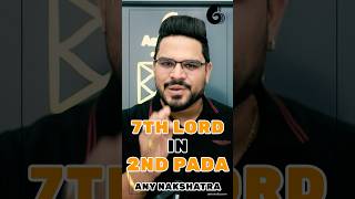 7th House Lord in 2nd Pada of Nakshatra Marriage Without Loyality [upl. by Eddie462]