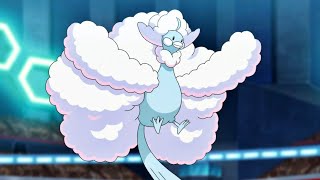 Dracovish vs Mega Altaria DUB  Ash vs Drasna  Pokémon Journeys The Series [upl. by Yvon]