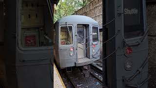 Franklin Avenue Bound R68 Shuttle train leaving Prospect Park [upl. by Stannwood433]