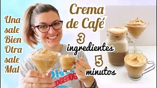 CREMA DE CAFÉ CON 3 Ingredientes EN 5 Minutos CAFÉ DALGONA Crema de Café Mágica RECETAS VIRALES [upl. by Arimak]