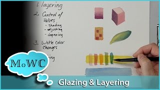 Watercolor Glazing and Layering Basics [upl. by Nellir]