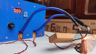 Making SPOT Welder Using Microwave Transformer  For LithiumIon Batteries  DIY Spot Welder machine [upl. by Naillil871]