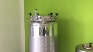 Speidels Braumeister  ZKG Bierdrucktank 240l  Conical pressure tank 240l [upl. by Nnylcaj757]