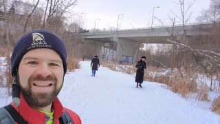 Urban CrossCountry Skiing  Cedarvale Park Toronto [upl. by Sybila]