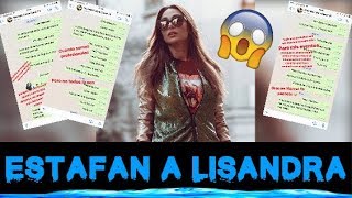 ESTAFAN A LISANDRA Y PUBLICA LOS DETALLES EN SUS REDES SOCIALES [upl. by Merkle797]