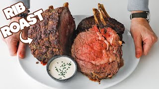 BoneIn Standing Ribeye Roast Recipe aka Prime Rib [upl. by Ynes]