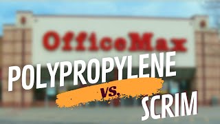 Polypropylene Vs Scrim [upl. by Niemad15]