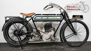 Rudge 35hp 1911 500cc  riding [upl. by Hasin277]