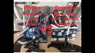 Quel Aspirateur Sans Sac Choisir PHILIPS PowerPro Expert VS ROWENTA Silence Force MultiCyclonic [upl. by Eadahs]