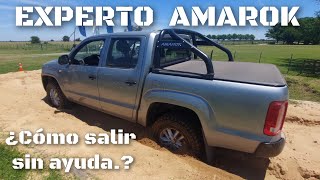 VW EXPERTO AMAROK ¿CÓMO SALIR DE UNA ENCAJADA EN ARENA SIN AYUDA [upl. by Dorita718]