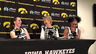 Iowa Women’s Basketball Minnesota Postgame 1230 [upl. by Elinor667]