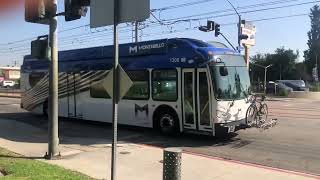 Montebello Bus Lines 2023 New Flyer XN40 1308 102524 [upl. by Zins897]