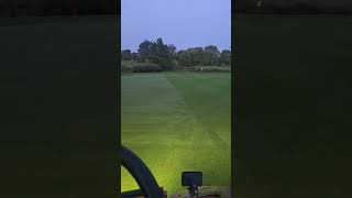 Toro Greensmaster TriFlex 3300 Early Morning POV [upl. by Anelyak]