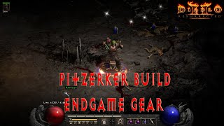 Pitzerker Build In Endgame Gear  Diablo 2 Resurrected 24 PTR [upl. by Llecrep]