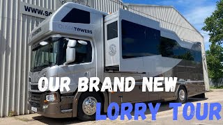 Tour of our Brand new Horsebox  OT Vlog [upl. by Eirdua498]