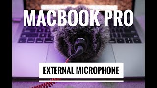 How to connect MacBook PRO  External Microphone  Rode Video Micro [upl. by Baecher417]