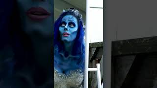 Becoming Corpse Bride for Halloween halloween corpsebride costume beforeandafter transformed [upl. by Ydaf]