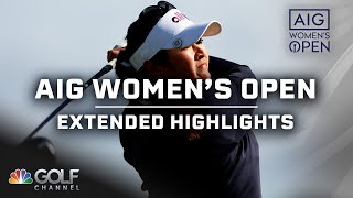 AIG Womens Open 2024 Round 2  EXTENDED HIGHLIGHTS  Golf Channel [upl. by Searle]